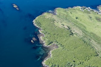 Oblique aerial view