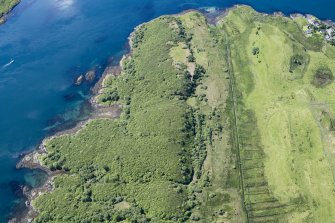 Oblique aerial view