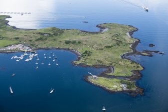 Oblique aerial view