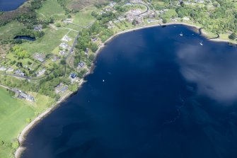 Oblique aerial view