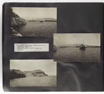 Violet Banks Photograph Album - The Small Isles - Page 10 - Canna Harbour; Compass Hill