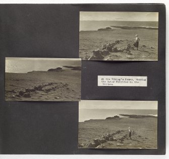 Violet Banks Photograph Album - The Small Isles - Page 30 - View of "Viking's Grave" 