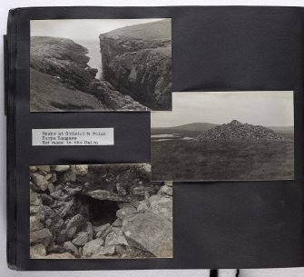 Violet Banks Photograph Album - North Uist - Page 15 - Griminish Point; Barpa Langass