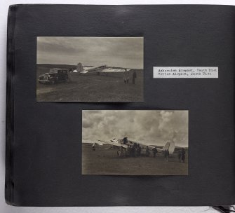 Violet Banks Photograph Album - North Uist - Page 21 - Askernish Airport; Sollas Airport