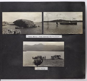 Violet Banks Photograph Album - Isle of Harris - Page 15 - Rodel Ferry; Kyle Ferry