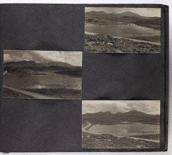 Violet Banks Photograph Album - Isle of Harris - Page 33 - Views of Loch and road near Miahvaig