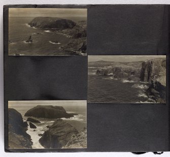 Violet Banks Photograph Album - Isle of Harris - Page 36 - View of coastal scenery at Mangersta Head