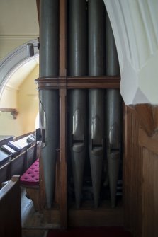 Detail of organ pipes