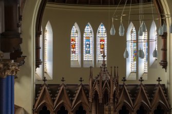 View looking north to apse