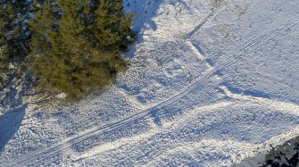 Oblique aerial view