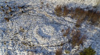 Oblique aerial view