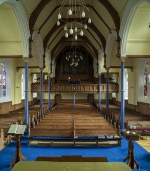 View from pulpit looking south