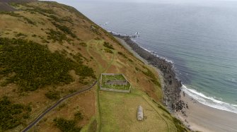 Oblique aerial view