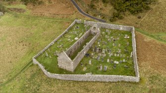 Oblique aerial view