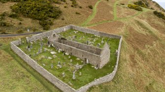 Oblique aerial view