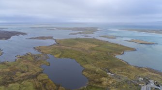 Oblique aerial view