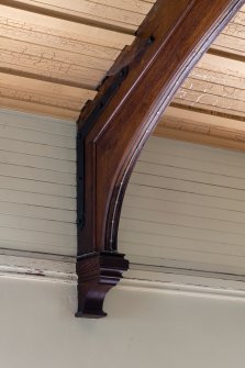 Detail of roof truss and corbel