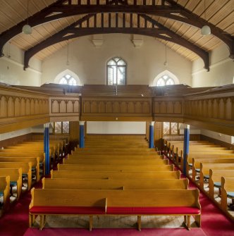 View from pulpit looking south