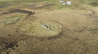 Oblique aerial view