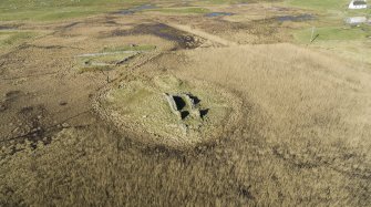 Oblique aerial view