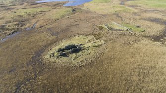 Oblique aerial view