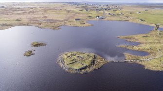 Oblique aerial view