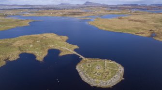 Oblique aerial view