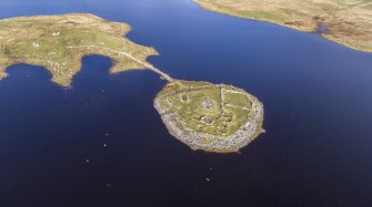 Oblique aerial view