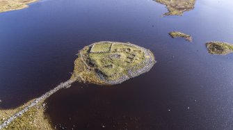 Oblique aerial view