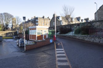 General view of entrance on Slateford Road from west.