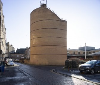 Dunbar Street.  General view from north showing Drill Tower.