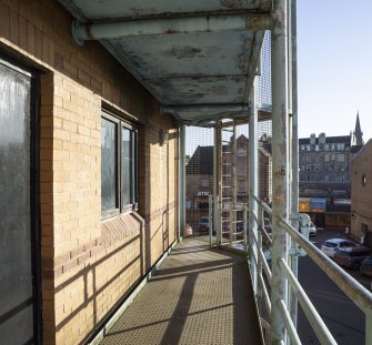 View from second floor balcony of Drill Tower, from north east.