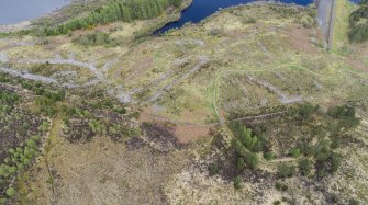 Oblique aerial view