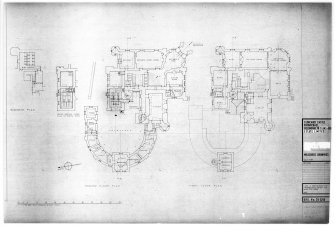 Plans showing first and ground floors.