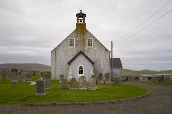 View from east showing  setting