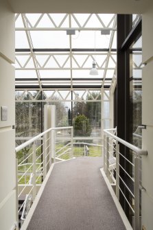 Scottish Amicable Insurance Company Office.  Annex.  First Floor.  View of stairwell from north west.