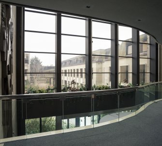 Scottish Amicable Insurance Company Office.  View of second floor landing.