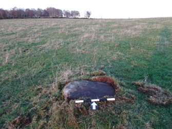 Digital photograph of panel to north, from Scotland's Rock Art project, Hill of Avochie, 3, Perth And Kinross