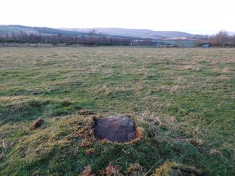 Digital photograph of panel in context without scale, from Scotland's Rock Art project, Hill of Avochie, 3, Perth And Kinross