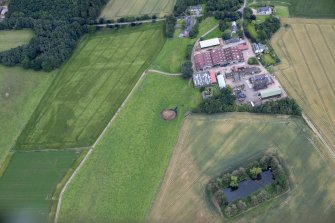 Oblique aerial view