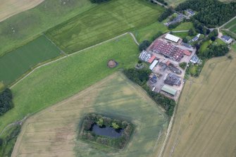 Oblique aerial view