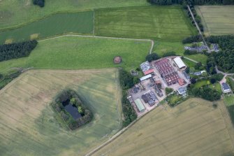 Oblique aerial view