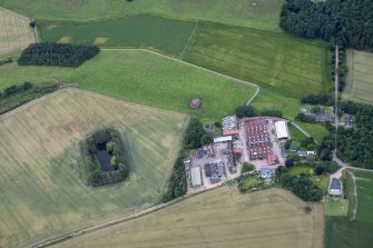 Oblique aerial view