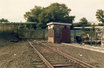 Site photograph, Granton sidings 2, Granton Gasworks, Edinburgh, Scotland