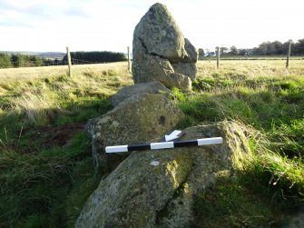 Digital photograph of panel to south-east, from Scotland's Rock Art project, Thorax, 2, Aberdeenshire


