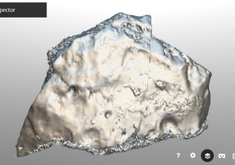 Snapshot of 3D model, from Scotland's Rock Art project, Bute, Little Dunagoil, Argyll And Bute
