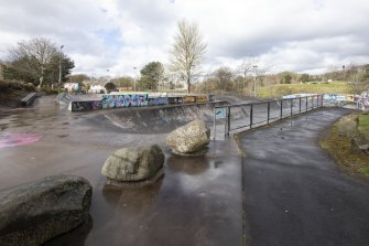 Skate Park.  General view from north east.