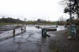 Skate Park.  General view from south west.