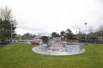 Skate Park.  General view from south west.