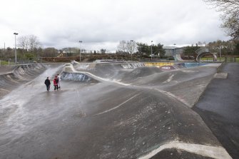 Skate Park.  General view from north west.